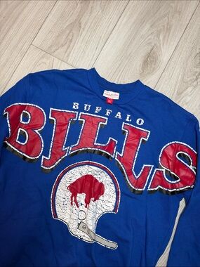 Mitchell & Ness Buffalo Bills Graphic Crewneck Sweatshirt
